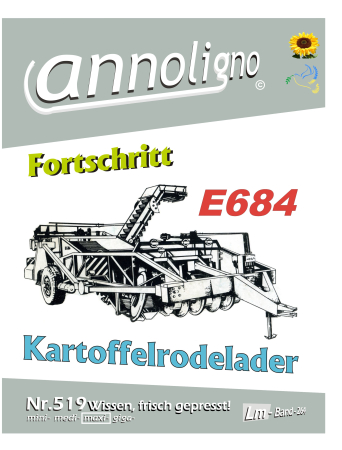 Fortschritt Landmaschinen Kartoffelrodelader Typ E 684 Bild- Ersatzteilliste & Explosionszeichnungen - annoligno 519